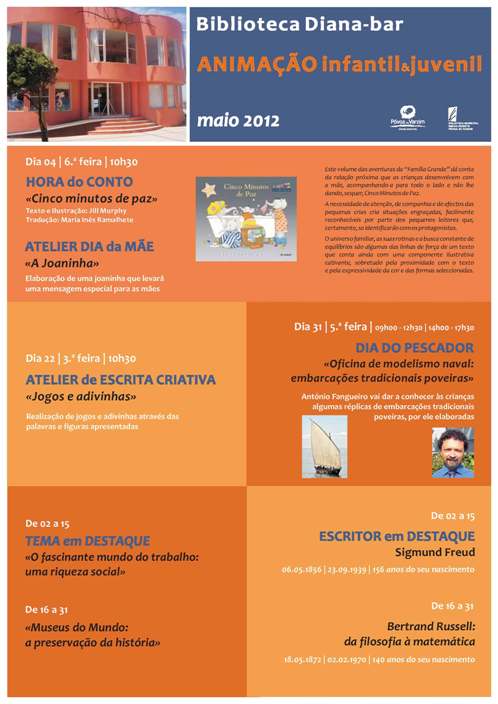 Actividades de Anima��o<br> Infantil e Juvenil<br>Maio 2012