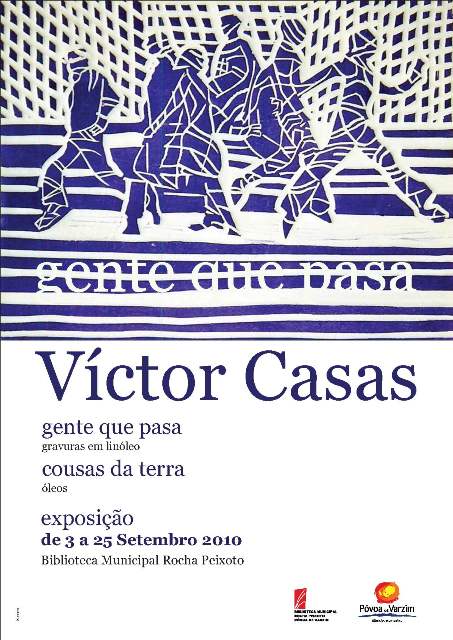 Exposi��o de gravuras em lin�leo "Gente que pasa" e �leos "Cousas da terra"