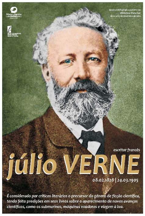 Escritor em destaque<br>J�lio Verne